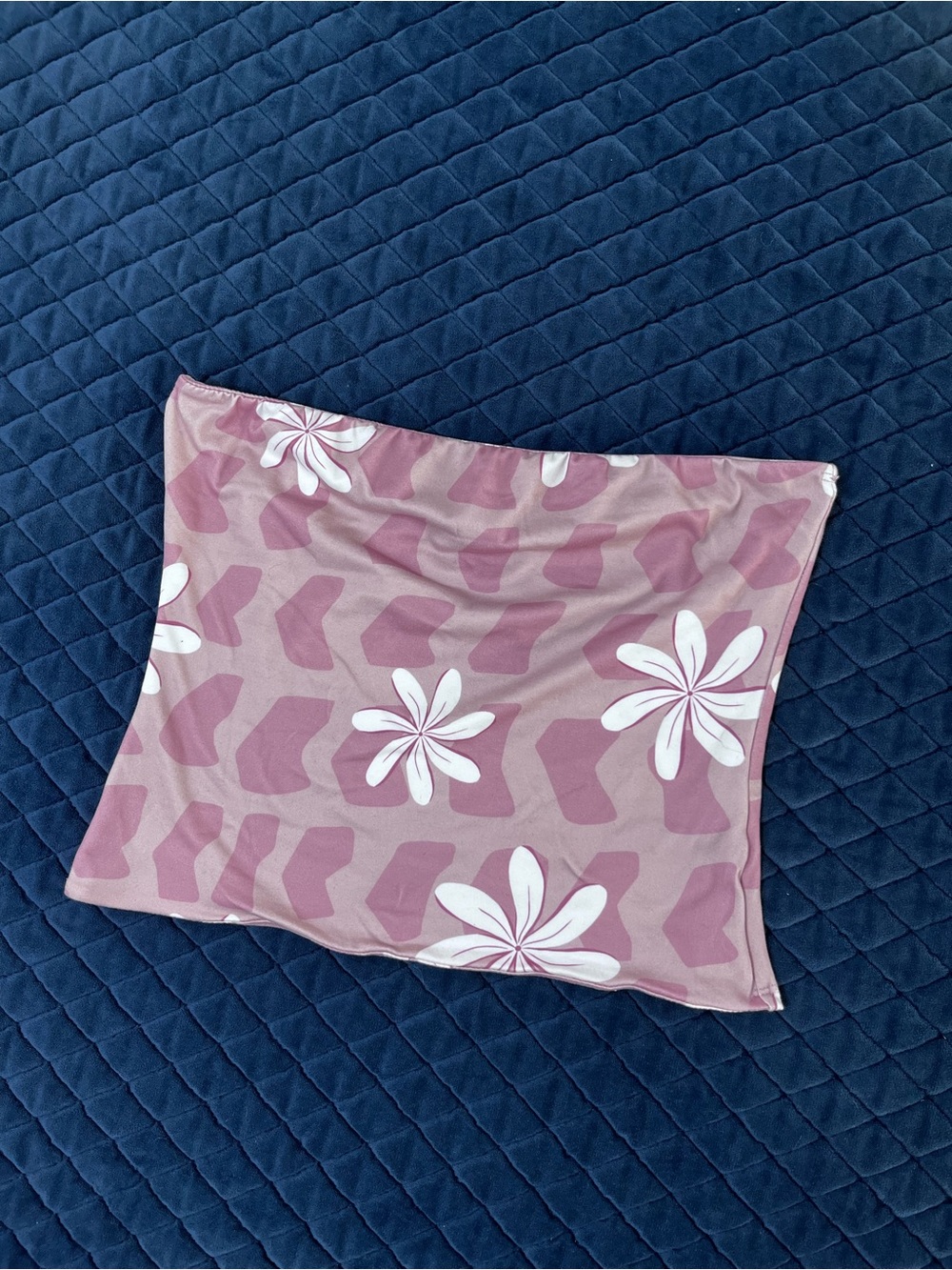 Floral Pink Strapless Tube Top - Cute Design - Casual Statement Peice